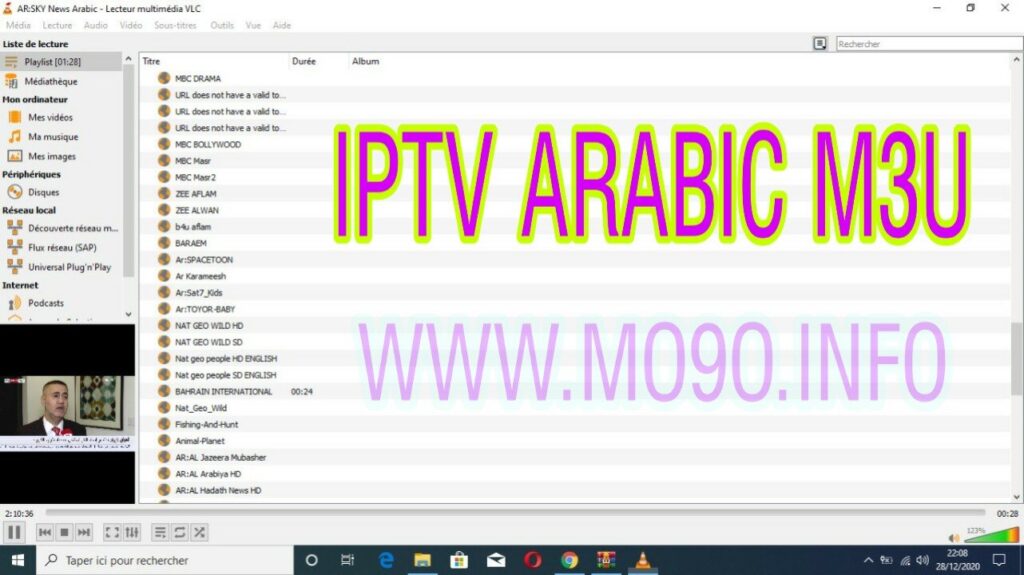 arabic iptv channels m3u